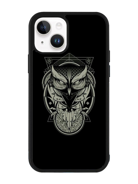 Owl artwork iPhone 15 Plus Case OV2959