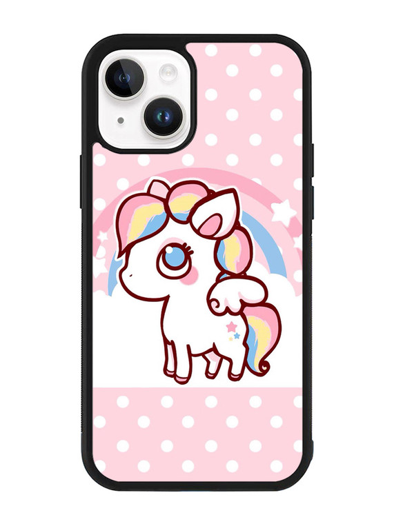 Cute Unicorn Alone iPhone 15 Plus Case OV8445