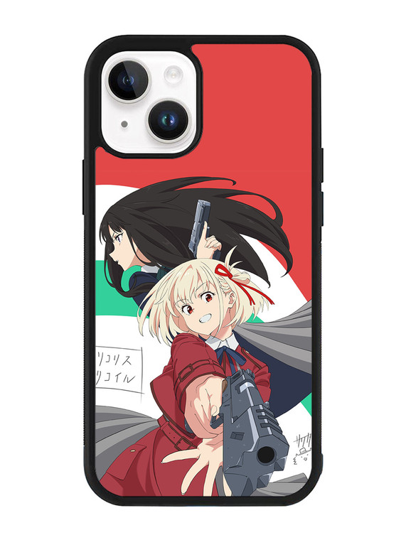 Lycoris Recoil Anime iPhone 15 Plus Case OV10479