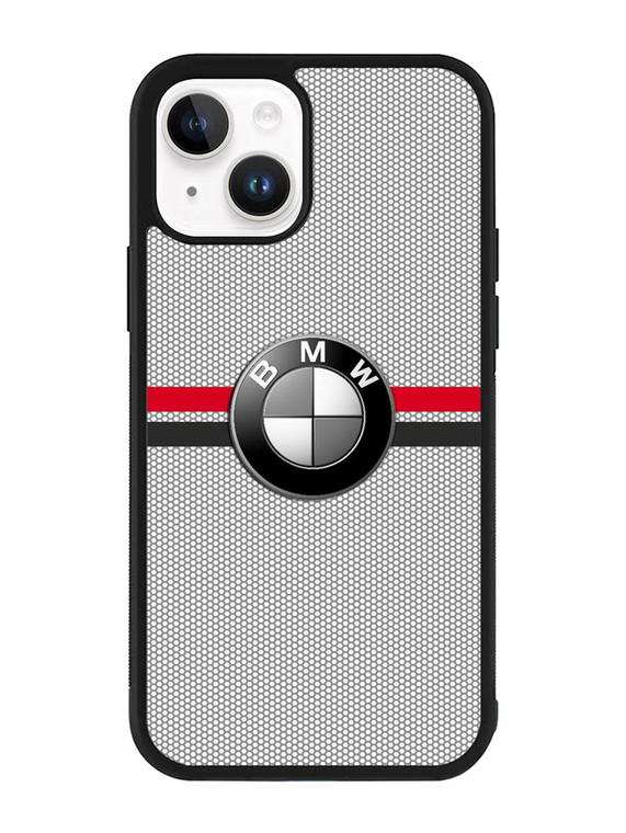 BMW Racing Red Black Logo iPhone 15 Plus Case OV11179