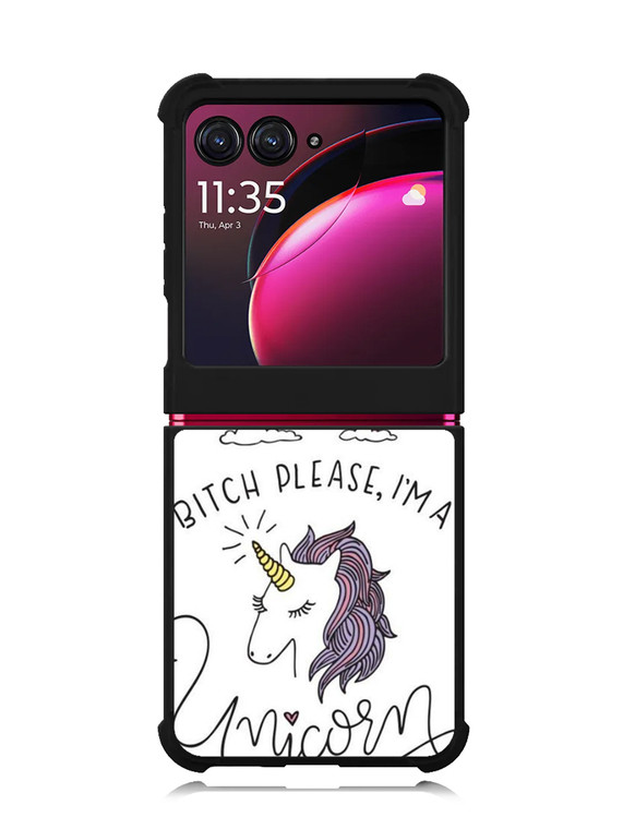 Cute Unicorn Quotes Motorola Moto Razr Plus 2023 , Moto Razr+ 2023 Case OV8449