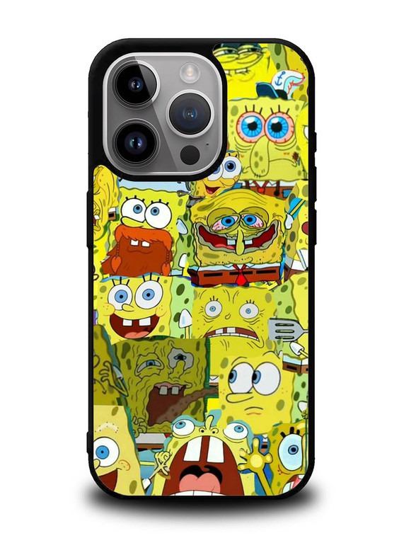 Spongebob Yellow Meme Collage iPhone 15 Pro Case OV10437