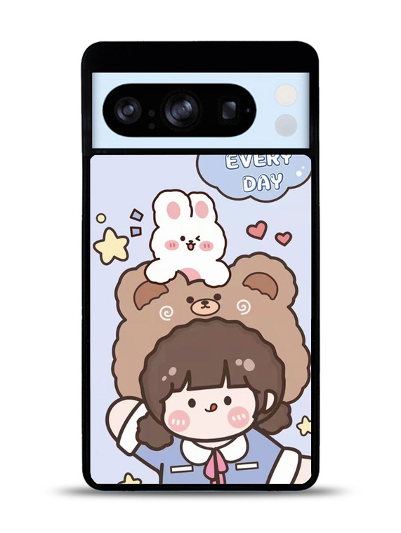 Cute and Happy Everyday Google Pixel 8 Pro Case OV11197