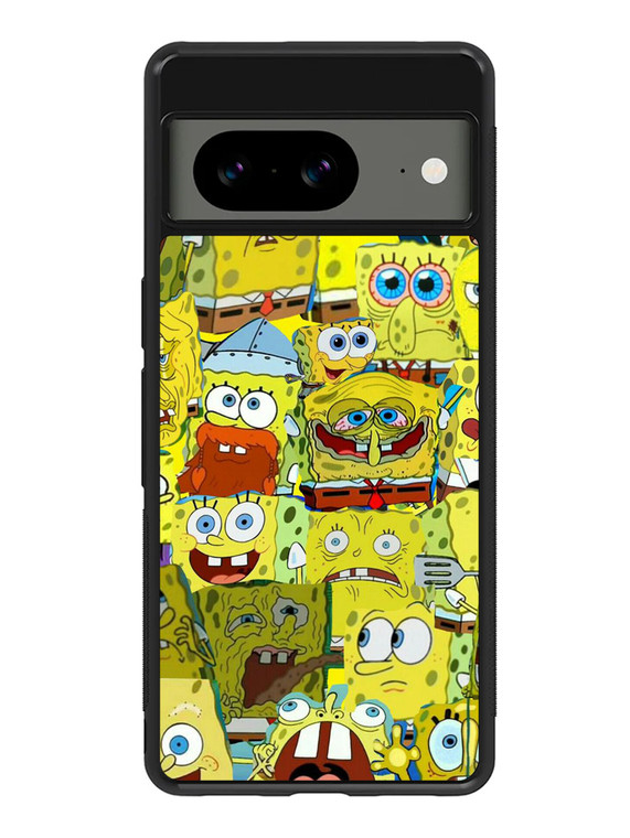 Spongebob Yellow Meme Collage Google Pixel 8 Case OV10437