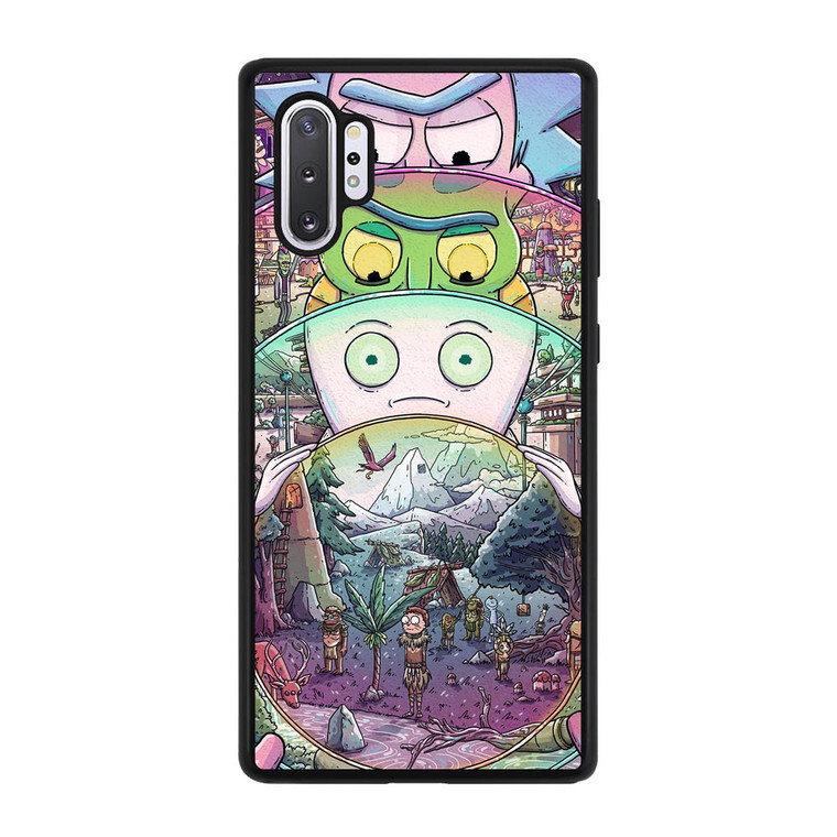 Rick And Morty Miniverse Samsung Galaxy Note 10 Plus Case OV7241