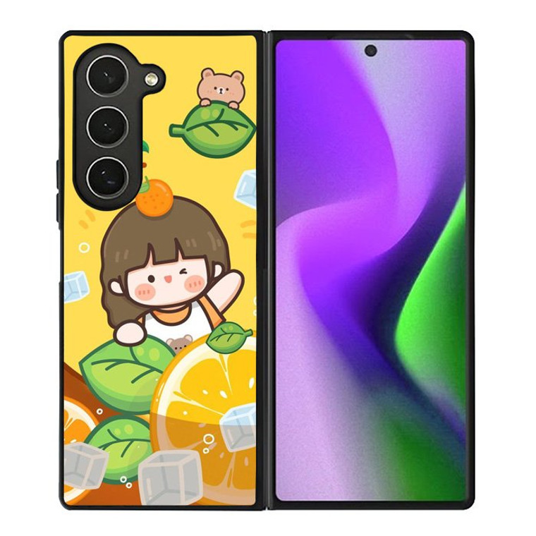 Cute And The Lemon Samsung Galaxy Z Fold 6 2024 Case OV11199