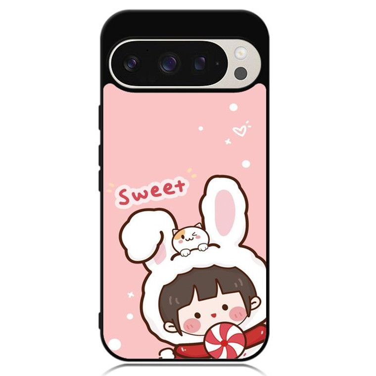 Cute Rabbit Sweet Google Pixel 9 | Pixel 9 Pro Case OV11206