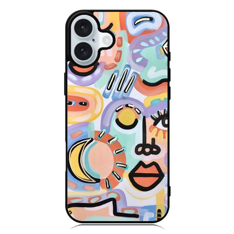 Abstract iPhone 16 Plus Case OV11227