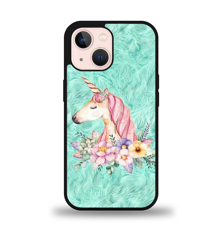 Cute Unicorn Painting iPhone 13 Mini Case OV7847