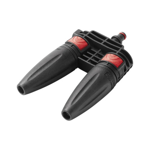 Twin Adapter with Interchangeable Nozzles