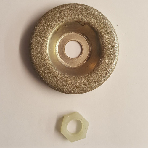 Grinding wheel with nut for Parkside Blade Sharpener