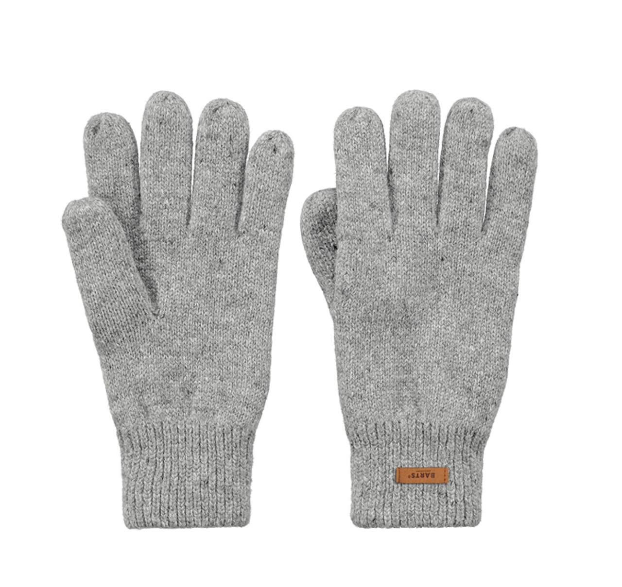 Mens grey wool gloves discount