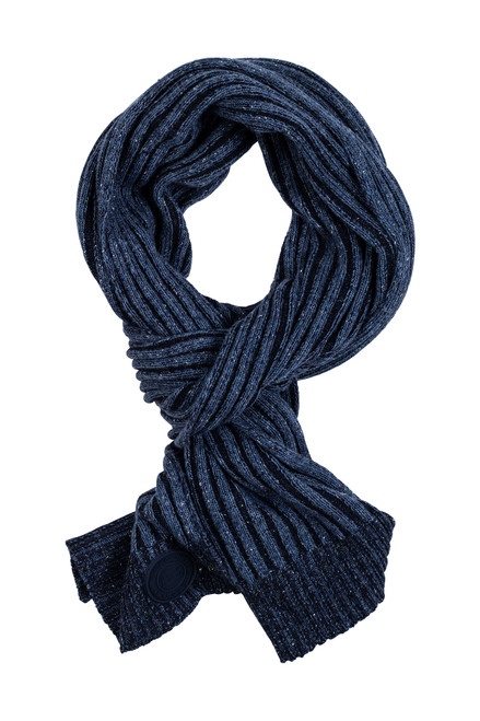 Giordano Blue Wool/Silk Mix Scarf