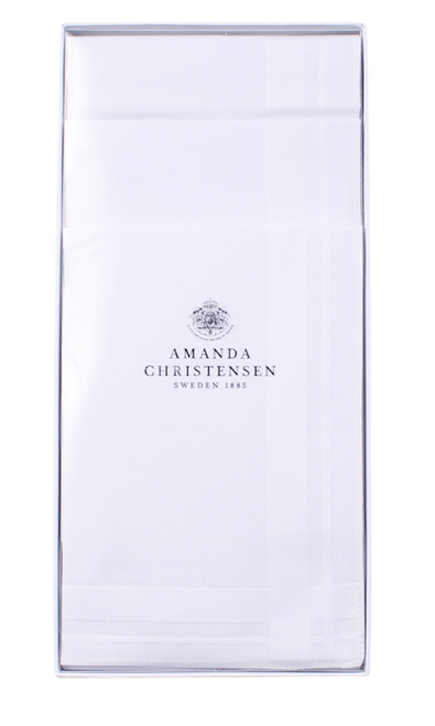 Amanda Christensen White 3-pack Handkerchief