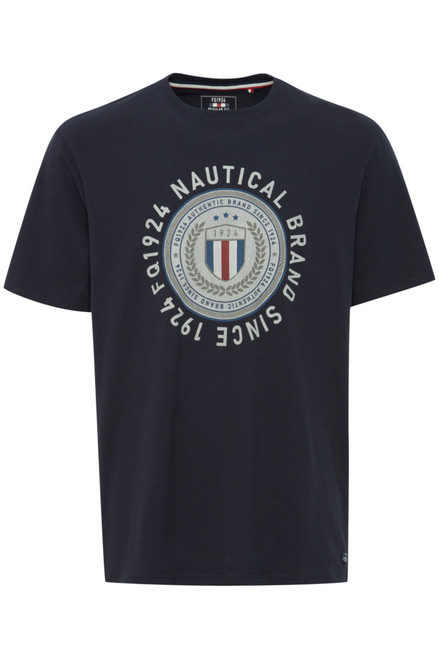 FQ1924 Tom Navy Logo Print T Shirt