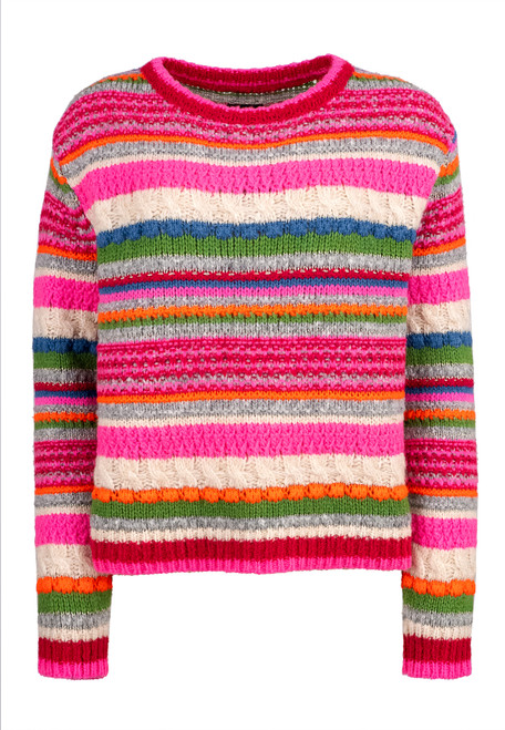 Grace Multi Colour Stripe Jumper