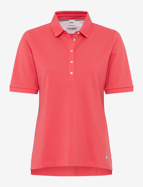 Brax Cleo Cranberry Polo Shirt