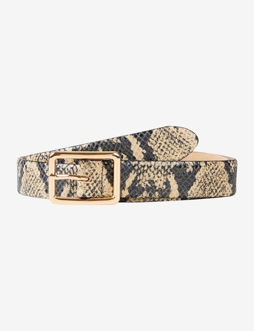 Brax Ladies Snake Print Leather Belt