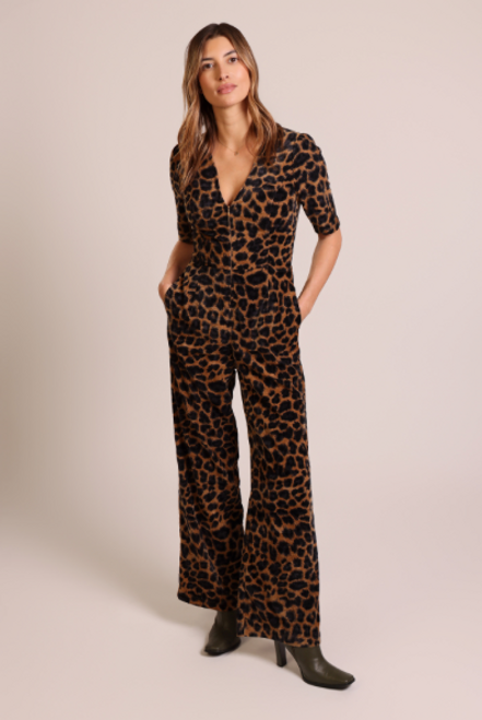 Traffic People Leopard Print Clan Jumpsuit Traffic People Leopard Print Clan Jumpsuit