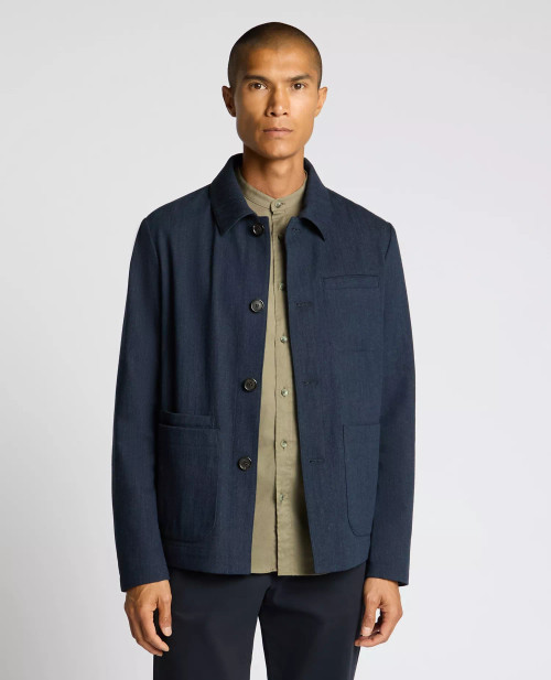 Remus Uomo Keats Navy Casual Coat