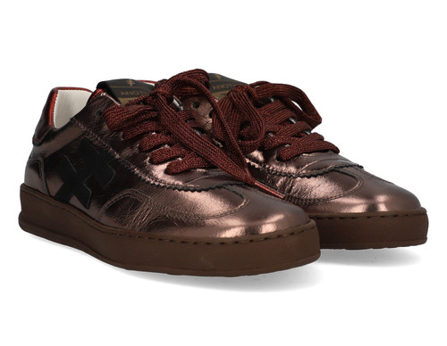 Another Trend Iconic II Metallic Bronze Look Leather Trainers