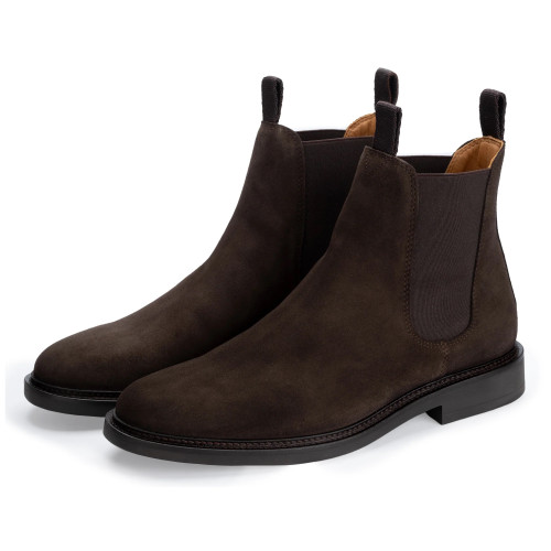 John White Hill Brown Suede Chelsea Boot