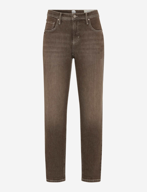 Brax Miley S Denim Brown Tapered Fit Jeans