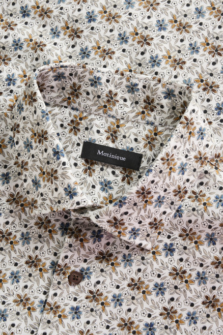 Matinique Trostol Sepia Print Shirt