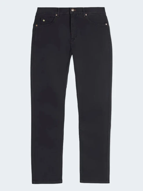 SAND Copenhagen Burton Black Suede Touch Trousers
