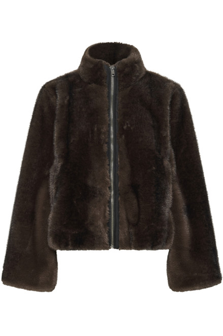 MEW Easton Brown Faux Fur Jacket