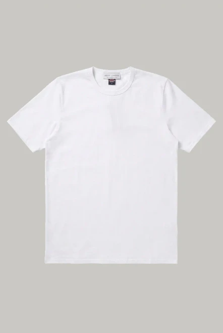 Wear London Trueman Regular Fit White Short Sleeve T Shirt