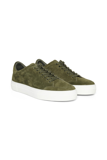 Matinique Olive Night Suede Shoe