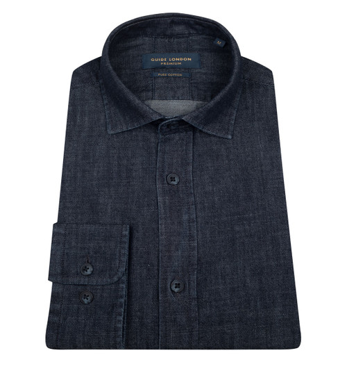 Guide Dark Denim Shirt (LS76095)