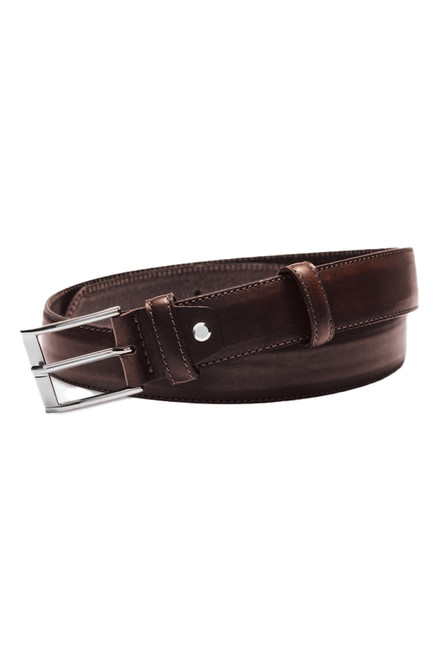 Matinique Brown Essinot Leather Belt