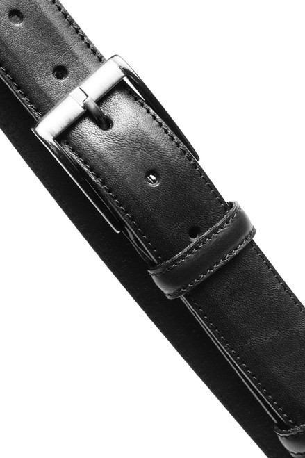 Matinique Black Essinot Leather Belt