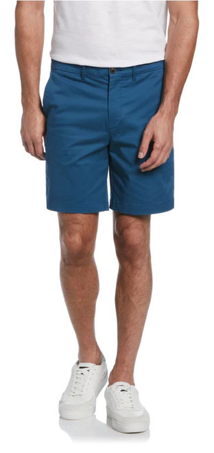 Penguin Recycled Cotton Stretch Chino Shorts in Midnight