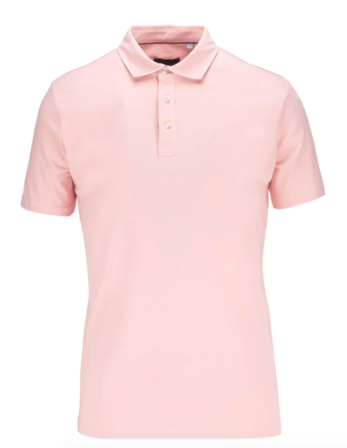 Guide Pink Stretch Jersey Polo