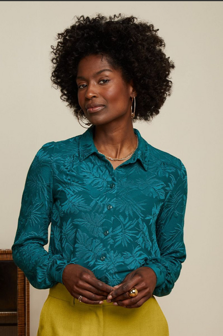  Blouses For Women, Green Floral Shirts For Women