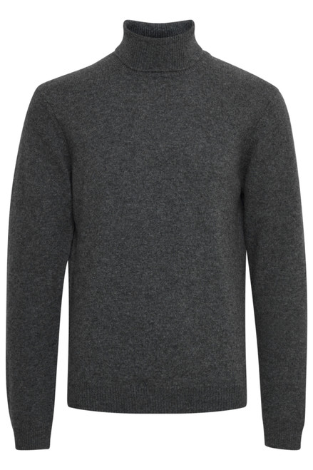 Casual Friday Karl Pewter Mix Roll Neck Knit Casual Friday Karl Pewter Mix Roll Neck Knit