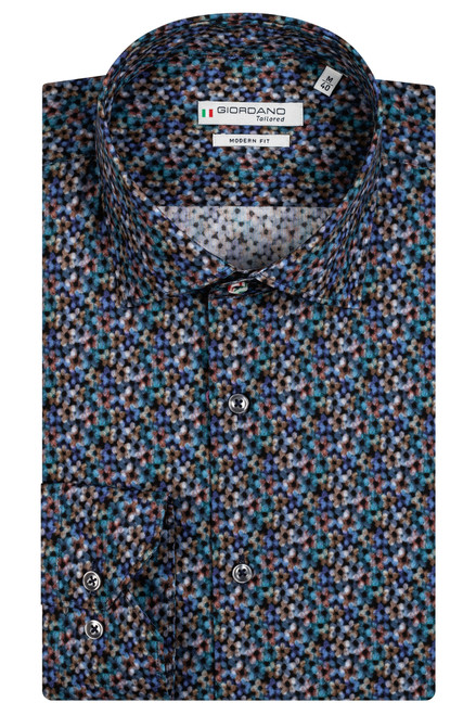 Giordano Navy Multi Colour Flower Maggiore Shirt