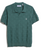 PENGUIN JACQUARD JOHNNY COLLAR SHORT SLEEVE POLO SWEATER IN SEA PINE