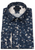 Guide London Navy Delicate Floral Print Long Sleeve Shirt