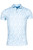 Giordano Light Blue Dynamic Flex Feather Print Polo