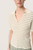 Soaked Lidya White with Shadow Stripe Knitted Top