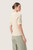 Soaked Lidya White with Shadow Stripe Knitted Top