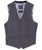Guide London Wool Blend Taupe & Grey Waistcoat
