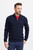 FQ1924 Kyle Navy Half Zip Lambswool Knit