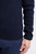 FQ1924 Kyle Navy Half Zip Lambswool Knit