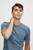 Casual Friday Thor Dusk Blue Micro Striped T Shirt