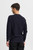 Casual Friday Karl Dark Navy Cotton Structured Crew Neck Knit